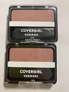 (2) Covergirl Cheekers Blush Sealed 0.12 oz Each 183 - Natural Twinkle - Picture 1 of 1