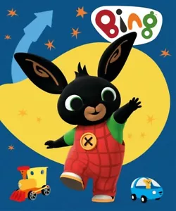 Bing Bunny Coperta Pile Polare Ragazzi Ragazze Bambini Super Morbida Lancio 100cm X 140cm - Foto 1 di 2