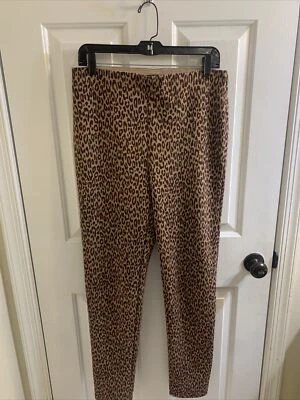 Pantalones de Trabajo Vestido Estampado Leopardo Ann Taylor - Talla Mediana Alta Foto 1 de 3