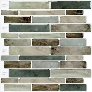 Marble Peel and Stick Backsplash for Kitchen, 3D Adhesive Tile Backsplash for Ki - Picture 1 of 8