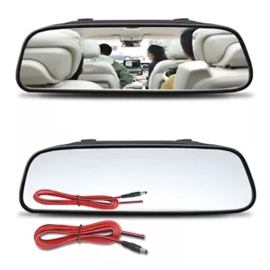 Universal 5" Car Rear View Mirror Monitor with Clip For Backup Camera - Picture 1 of 10