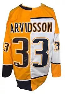 Viktor Arvidsson autographed signed jersey NHL Nashville Predators JSA COA - Picture 1 of 3