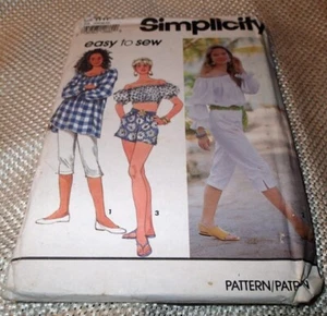 SIMPLICITY PATTERN 7871 ~ CAPRIS TOP SHORTS ~ SIZES 18 - 20 - 22 - 24 *UNCUT - Picture 1 of 1