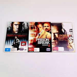 Prison Break Seasons 1 2 3 DVD PAL Region 4 TV Series Drama 2005 - Picture 1 of 8