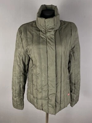 Miss Sixty Womens Green Quilted Puffer Short feather Down Jacket Coat Size L - Image 1 of 4