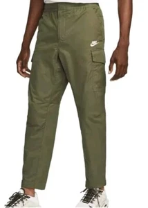 Pantalones cargo Nike talla XL para hombre NSW tejidos sin forro utilitarios verde oliva DD5207-222 - Imagen 1 de 7