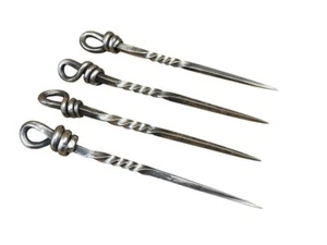 Viking cutlery stainless steel Viking skewers hand forged set of 3 - Picture 1 of 3