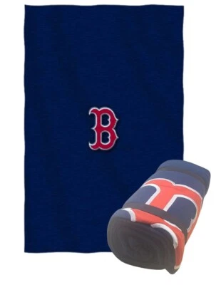 Oversized Soft and Cozy Sweatshirt Throw Blanket 54" x 84" (Boston Red Sox) - Image 1 of 3