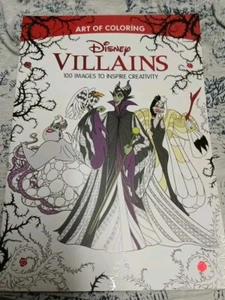 Art of Coloring Disney Villains 100 Images To inspire Creativity NEW - Bild 1 von 14