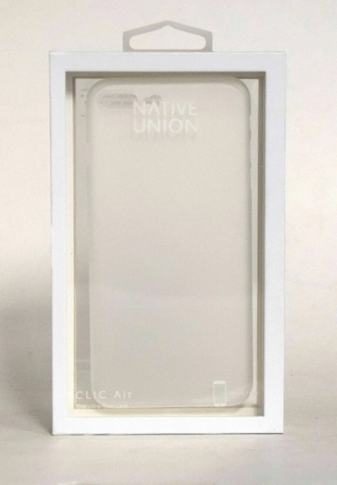 NEW Native Union CLIC Air Case for iPhone 8+ 7 PLUS Clear semi-transparent cover - Image 1 of 3