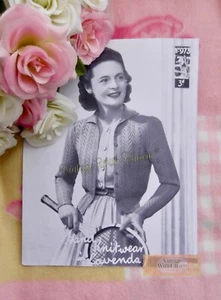 Vintage 1930s Lady's Cardigan Knitting Pattern Fit 34-36in. Bust - Picture 1 of 1