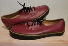 WTAPS × Vans Syndicate Authentic 69 Shoes Sneakers Burgundy Leather Size 10.5