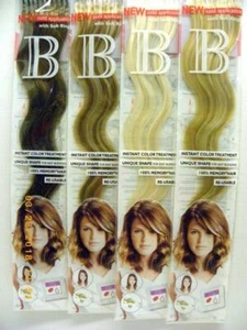 NUEVO relleno de cabello Balmain Memory 10 piezas. Con Anillo Suave 40cm/16" 4~Colores - Imagen 1 de 2
