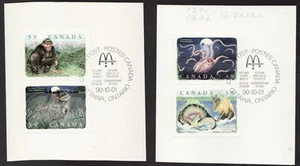 1990 - #1289a 1290a 1291a 1292a Used Se-tenant - Folklore - Sasquatch etc... - Picture 1 of 1