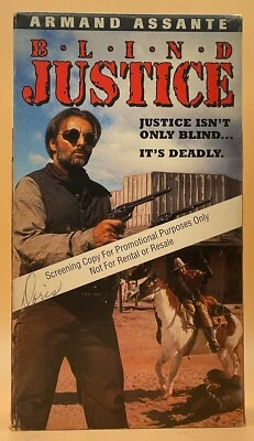 Blind Justice VHS 1994 Armand Assante **PROMO SCREENER** **Buy 2 Get 1 Free** - Image 1 of 3