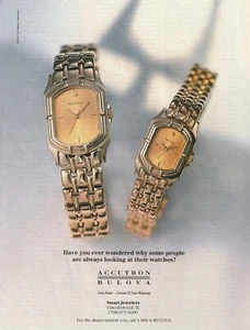 Accutron Bulova Watches Swiss-made Smart Jewelers Lincinwood IL.1997 printed ad - Picture 1 of 6