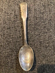 Cuchara plateada vintage 13 colonias 1776-1976 bicentenario de Rhode Island - Imagen 1 de 7