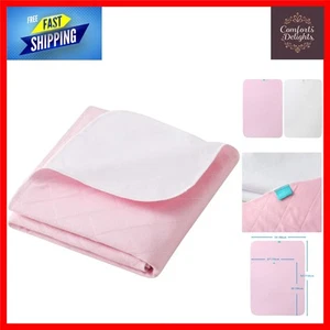 Washable Incontinence Bed Pad - Waterproof & Super Absorbent Protection - Picture 1 of 11