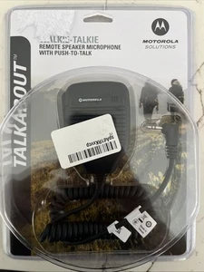 OEM Motorola Speaker Microphone Talkabout Push To Talk - Zdjęcie 1 z 4