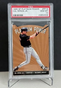 1995 SP Platinum Power Cal Ripken Jr. #PP16 (Die Cut Insert) PSA 10 - Picture 1 of 2