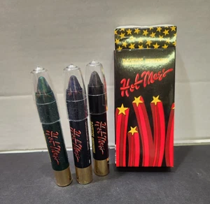 Rockins Glitzer Gel Augenstifte Hot Mess Eyeliner Dreier schwarz blau grün 40 $  - Bild 1 von 3