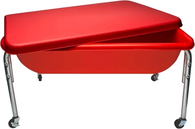 Mesa y tapa sensorial mediana - 24′′ de altura, arenero con tapa, mesa de agua para niños Foto 1 de 4