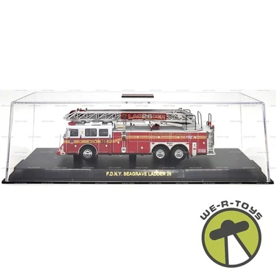 Code 3 FDNY Seagrave Rear Mount Ladder L26 Anniversary Special LE Vehicle #12855 - Image 1 of 4