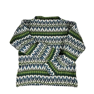 VTG Iceland 100% Lambswool Sweater Blue Hans Heitsch Sweden Boat Neck Nordic L - Picture 1 of 9