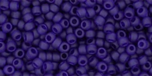 11/0, Toho Samen, #8DF, transparent-frosted COBALT, 10g, TR-11-8DF - Bild 1 von 1