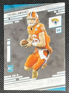 Tarjeta de novato Prestige 2021 RC #201 Trevor Lawrence Jacksonville Jaguars - Imagen 1 de 3