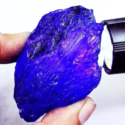 Natural Blue Beryl Rough 397.50 Ct Certified Loose Gemstone With Free Gift - Image 1 of 4