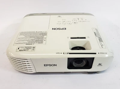 Epson PowerLite 107 H859A 3500 Lumens 3LCD Projector 707 Lamp Hours - Image 1 of 4