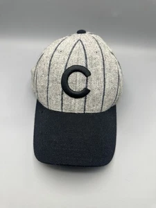 CHICAGO CUBS HAT - New Era Cooperstown Collection - Mens Fitted 7 1/4 Gray Black - Picture 1 of 7