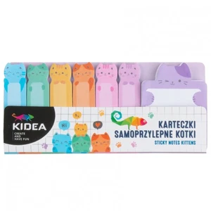 5906601703287 ZAKLADKA IND 60X15 6KOL KOTKI NOTES KIDEA PBH DERFORM - Picture 1 of 4