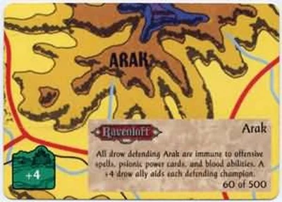 Arak 60/500 - 4th Edition Spellfire CCG TSR, Inc. 1996 - Immagine 1 di 4