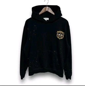 THRT Denim Men's Above The Rest Mineral Heavy Hoodie Black Size 2XL - Picture 1 of 5