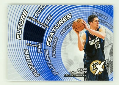 2002-03 Topps Xpectations #FF-RL Raef LaFrentz Future Features Relics Dallas Foto 1 de 2