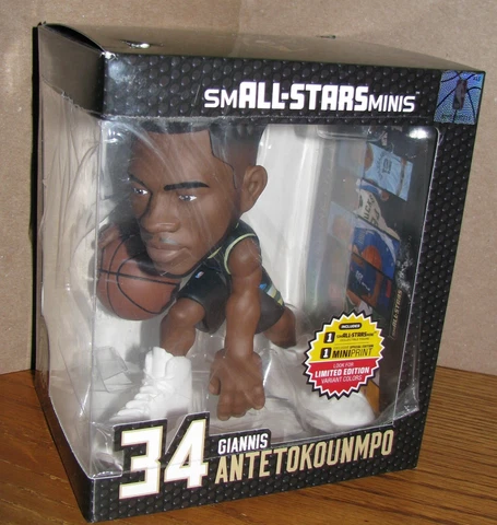 NBA smAll-STARS minis Giannis Antetokounmpo Rare Black Statement Uniform Bucks Cover