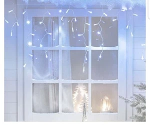 LED STRING LIGHTS WATERFALL CURTAIN - Picture 1 of 8