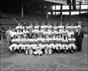 1955 Brooklyn Dodgers Team Photo 8X10  Vin Scully Champs