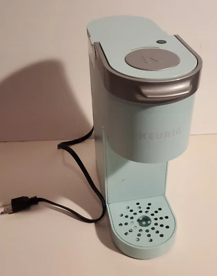 KEURIG K-CUP SINGLE SERVE COFFEE POD BREWER AQUA K-MINI COUNTER TOP APPLIANCE - Image 1 of 4