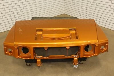 03-07 Hummer H2 Front Hood Panel BARE Fusion Orange 55U *Damage* Foto 1 de 4