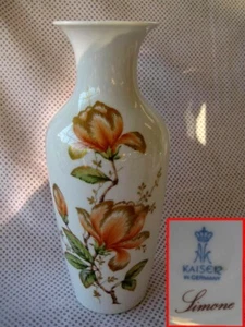  Alka Kunst AK Kaiser Vase Simone Porzellan Blumenvase Nossek Design 25,5 cm - Bild 1 von 1