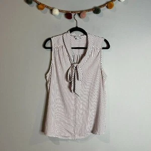 Carolina Belle striped tie neck blouse - Bild 1 von 5
