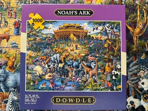 Dowdle Jigsaw Puzzle Noah's Ark 1000 Piece 1 piece missing - Picture 1 of 3