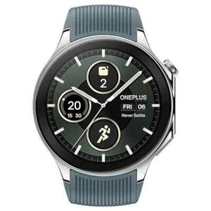 OnePlus Watch 2 Radiant Steel Wear OS Sapphire Glass -OPWWE231 - Picture 1 of 5