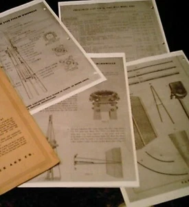 Baker Monitor WB WC WD Windmill Assembly Manual w/ Parts List & Diagrams - Picture 1 of 2