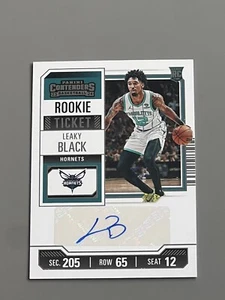 2023-24 Panini Contenders LEAKY BLACK Rookie Ticket AUTO #149 RC 🔥🔥 - Bild 1 von 2