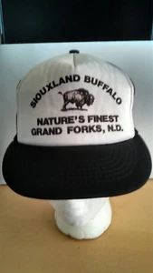 Trucker Hat/Baseball Cap Siouxland Buffalo Nature's Finest Grand Forks, ND       - Picture 1 of 2