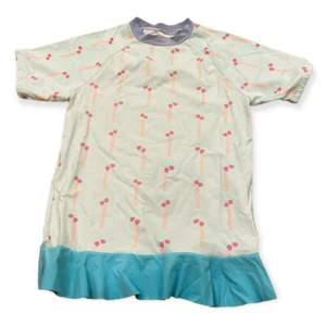 Stella McCartney kids Pattern rashguard Sz 12 years swim Blue Red boho Swim Top - Picture 1 of 9